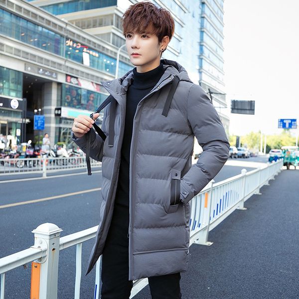 new han edition men's winter coat and velvet with thick cotton-padded jacket down cotton-padded jacket in the winter, Black 
new han edition men's winter coat and velvet with thick cotton-padded jacket down cotton-padded jacket in the winter, Black