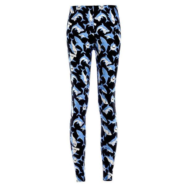 fashion ladies women shark legging woman jeggings legings fitness legging pant pants printed leggings drop shipping, Black 
fashion ladies women shark legging woman jeggings legings fitness legging pant pants printed leggings drop shipping, Black