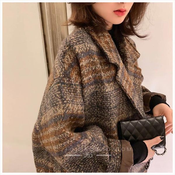 winter korean overcoat women 2020 vintage woolen loose coats female double breasted turn down collar overcoat drop shipping, Black
winter korean overcoat women 2020 vintage woolen loose coats female double breasted turn down collar overcoat drop shipping, Black