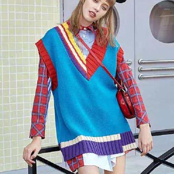 young sweaters women sleeveless knitted sweater vest streetwear preppy style knitwear v neck sudaderas de marca girls sweater1, Black;white
young sweaters women sleeveless knitted sweater vest streetwear preppy style knitwear v neck sudaderas de marca girls sweater1, Black;white
