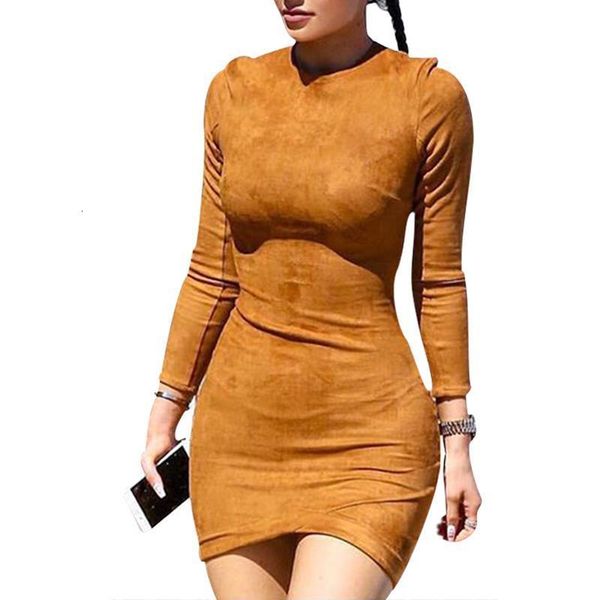 2021 long sleeve slim party dress club brown vestido winter dresses kylie jenner skin tight faux suede bodycon dress, Black;gray
2021 long sleeve slim party dress club brown vestido winter dresses kylie jenner skin tight faux suede bodycon dress, Black;gray