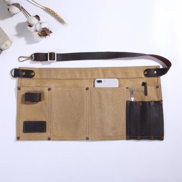 multi pocket apron for women real leather canvas half apron pocket waitress teacher vendor utility server cosmetic1
multi pocket apron for women real leather canvas half apron pocket waitress teacher vendor utility server cosmetic1