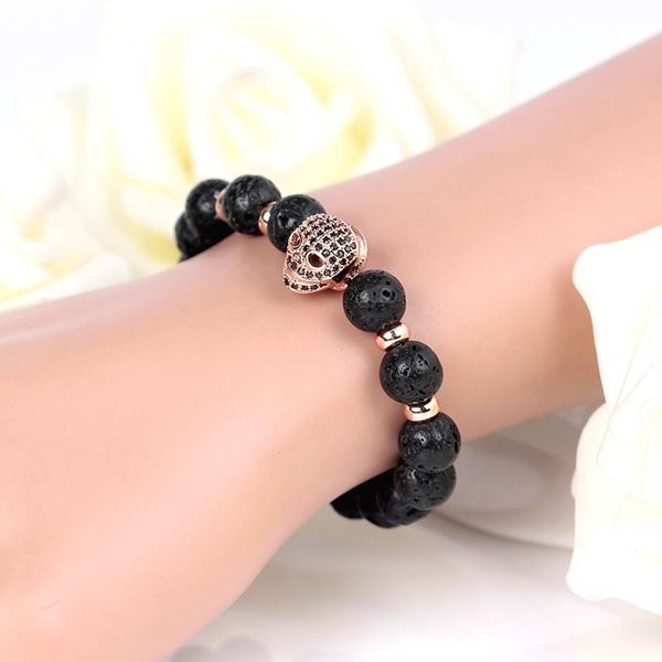 diy new fashion retro strand lava beads stone bracelets for men classic mini cz skull charm bracelets jewelry bbyfil, Golden;silver
diy new fashion retro strand lava beads stone bracelets for men classic mini cz skull charm bracelets jewelry bbyfil, Golden;silver