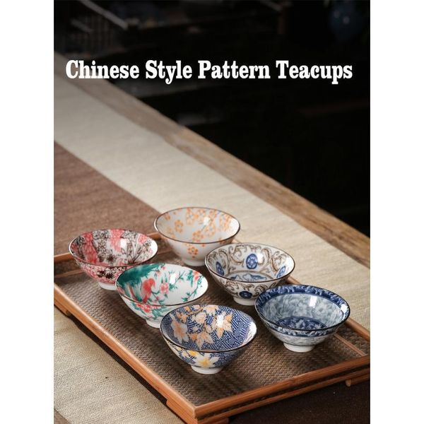 6 шт. керамическая винная программа white weawware chinese kungfu набор чайных чашек sake чашки 50 мл мастер кубок маленькие чайные чаши de