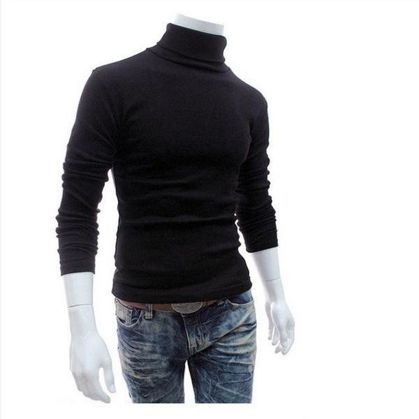 men's sweaters casual sweater 2021 autumn winter turtleneck solid color slim fit brand knitted pullovers sale, White;black 
men's sweaters casual sweater 2021 autumn winter turtleneck solid color slim fit brand knitted pullovers sale, White;black