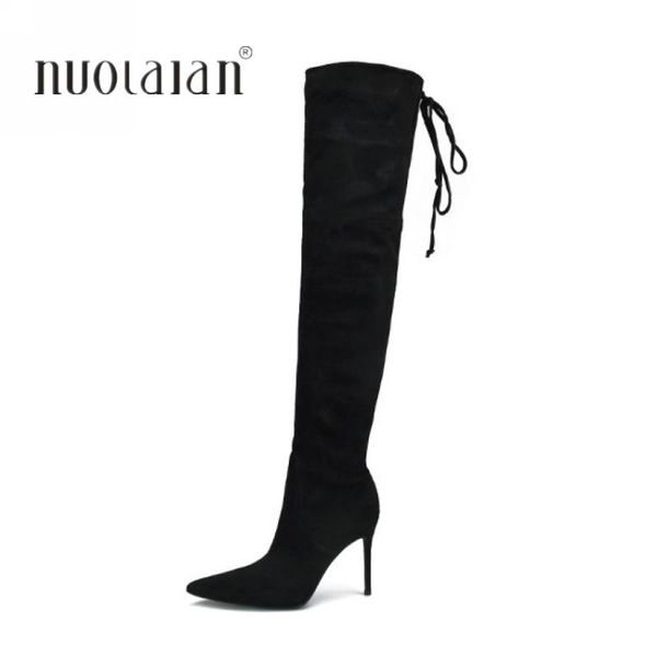 boots 2021 winter woman shoes over the knee for women pointed toe suede high heels long thigh black
boots 2021 winter woman shoes over the knee for women pointed toe suede high heels long thigh black