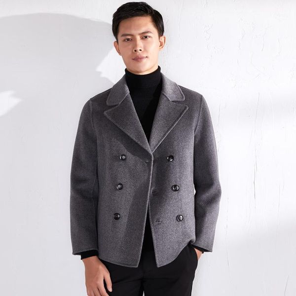 woollen overcoat men's short double faced men's coat korean casual suit autumn jacket1, Black
woollen overcoat men's short double faced men's coat korean casual suit autumn jacket1, Black