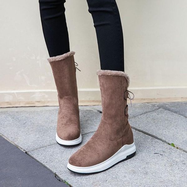 snow boots female high help thick bottom non-slip winter shoes female 2021 new wedges lace-up inside of plush warm women shoes, Black
snow boots female high help thick bottom non-slip winter shoes female 2021 new wedges lace-up inside of plush warm women shoes, Black