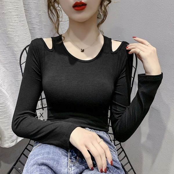 0yzmv the autumn slim new t-shirt korean solid color shoulder round neck 2020 and slim long sleeve base t-shirt for women h9zxt, White
0yzmv the autumn slim new t-shirt korean solid color shoulder round neck 2020 and slim long sleeve base t-shirt for women h9zxt, White