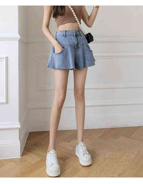 casual dresses summer 2022 korean dign wide leg ruffle denim shorts umbrella pants flare skirt female, Black;gray
casual dresses summer 2022 korean dign wide leg ruffle denim shorts umbrella pants flare skirt female, Black;gray