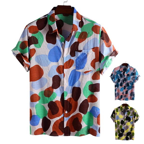 dot men's fashion digital print lapel short sleeve shirtslim fit fashion floral print dress males clothes, White;black
dot men's fashion digital print lapel short sleeve shirtslim fit fashion floral print dress males clothes, White;black