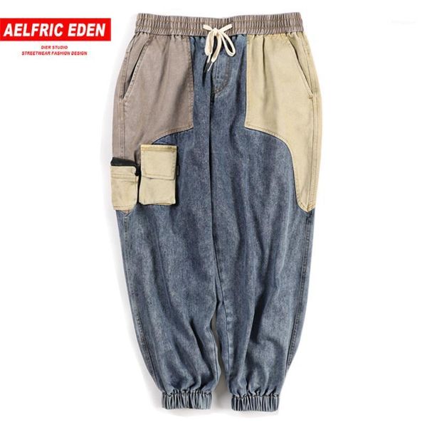 aelfric eden hip hop patchwork multi-pockets cargo denim jeans streetwear harajuku pant man oversized loose joggers men trousers1, Blue
aelfric eden hip hop patchwork multi-pockets cargo denim jeans streetwear harajuku pant man oversized loose joggers men trousers1, Blue