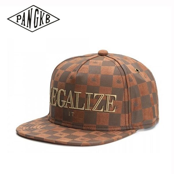 pangkb brand legalize it cap brown plaid snapback hat for men women hip hop bone headwear outdoor casual sun baseball cap 201019, Blue;gray
pangkb brand legalize it cap brown plaid snapback hat for men women hip hop bone headwear outdoor casual sun baseball cap 201019, Blue;gray