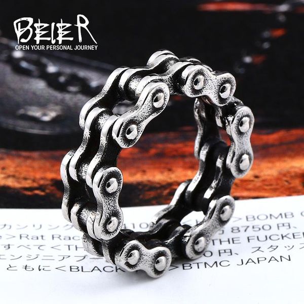 cluster rings beier 316l stainless steel motorcycle car chain boy ring punk rock link men's biker jewelry llbr8-514r, Golden;silver
cluster rings beier 316l stainless steel motorcycle car chain boy ring punk rock link men's biker jewelry llbr8-514r, Golden;silver