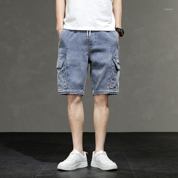 men's jeans thin pockets summer knee length mens elastic waist straight leisure blue pants denim men shorts 2021 clothes omp2040051
men's jeans thin pockets summer knee length mens elastic waist straight leisure blue pants denim men shorts 2021 clothes omp2040051
