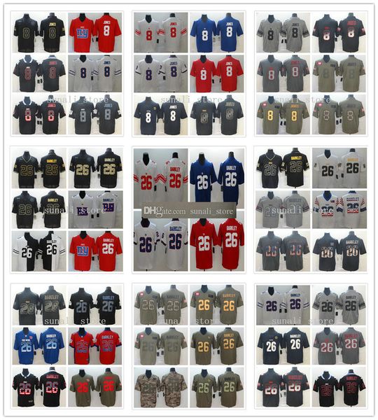 sewed new men women kids 8 daniel jones 26 saquon barkley jerseys custom camo national flag black shadow goddess salute to service, Black;red
sewed new men women kids 8 daniel jones 26 saquon barkley jerseys custom camo national flag black shadow goddess salute to service, Black;red