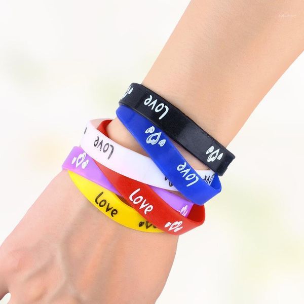 1pcs wholesale fashion multicolor wristband id bracelet children heart cute "love" rubber silicone bracelets & bangles1, Golden;silver
1pcs wholesale fashion multicolor wristband id bracelet children heart cute "love" rubber silicone bracelets & bangles1, Golden;silver