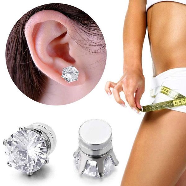 stud 2pcs earrings stimulating acupoints bio magnetic therapy health care slimming product weight loss magnet stickers, Golden;silver
stud 2pcs earrings stimulating acupoints bio magnetic therapy health care slimming product weight loss magnet stickers, Golden;silver