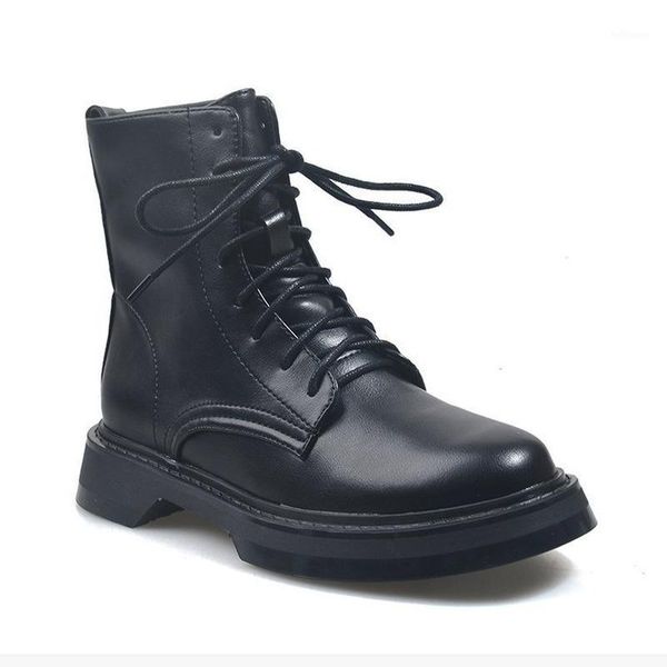 boots leather women ankle boots motocycle female shoes autumn lace up winter motorcycle 2020 new british style1, Black
boots leather women ankle boots motocycle female shoes autumn lace up winter motorcycle 2020 new british style1, Black