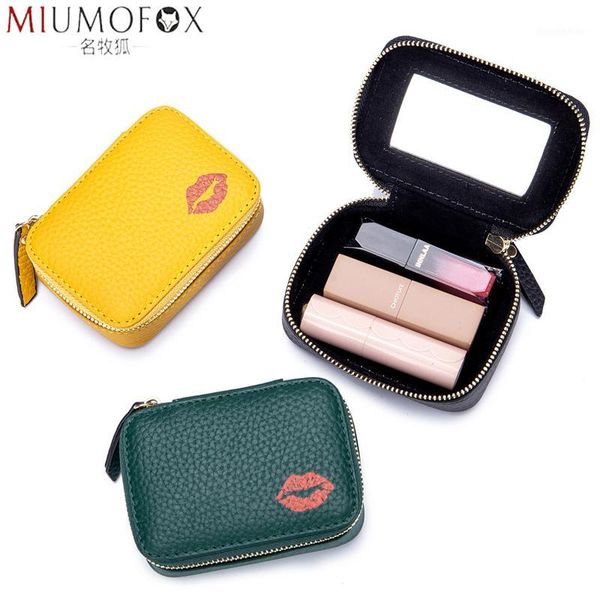 cosmetic bags & cases 2021 women lipstick bag genuine leather female makeup pouch with mirror earring portable girl mini storage case1
cosmetic bags & cases 2021 women lipstick bag genuine leather female makeup pouch with mirror earring portable girl mini storage case1