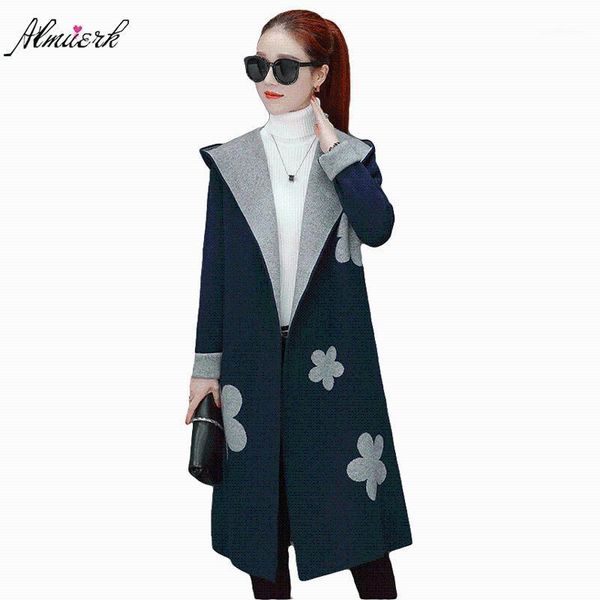 flower 2020 soild color women hooded woolen coat medium length long sleeves fashion loose comfortable female woolen coat l3061, Black
flower 2020 soild color women hooded woolen coat medium length long sleeves fashion loose comfortable female woolen coat l3061, Black