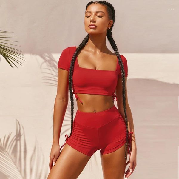 yoga outfits 2021 set sport suit women fitness clothing vest drawstring pants 2-piece workout clothes for women1, White;red
yoga outfits 2021 set sport suit women fitness clothing vest drawstring pants 2-piece workout clothes for women1, White;red
