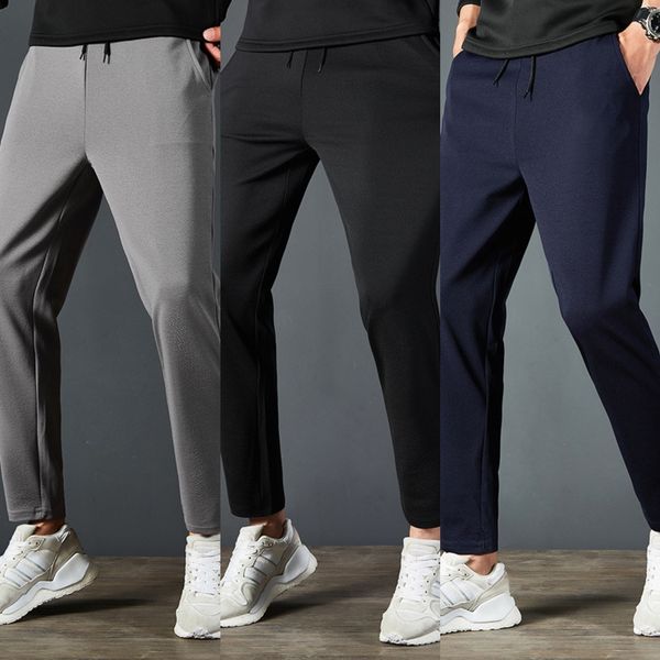 spring and summer 2020 new men's casual fashion korean sports lace up versatile leggings tight casual pants tight pantsslim bottom men, Blue
spring and summer 2020 new men's casual fashion korean sports lace up versatile leggings tight casual pants tight pantsslim bottom men, Blue
