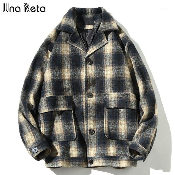 una reta plaid jackets men winter men clothing new casual long sleeve coat jacket woolen single-breasted men's jacket1, Black
una reta plaid jackets men winter men clothing new casual long sleeve coat jacket woolen single-breasted men's jacket1, Black