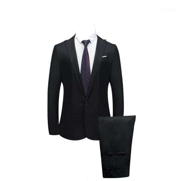 jaycosin jacket+pant 2019 men's pure color suit slim fit fashion leisure wedding dress suits man business men coat blazers1, White;black
jaycosin jacket+pant 2019 men's pure color suit slim fit fashion leisure wedding dress suits man business men coat blazers1, White;black