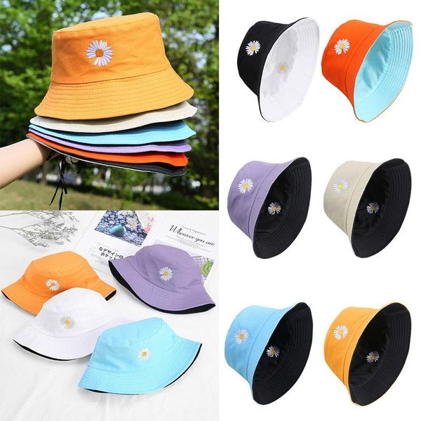 double-side harajuku bucket hat fishing outdoor cap women bucket fishing hats sunscreen daisy embroidery fisherman hat, Blue;gray
double-side harajuku bucket hat fishing outdoor cap women bucket fishing hats sunscreen daisy embroidery fisherman hat, Blue;gray