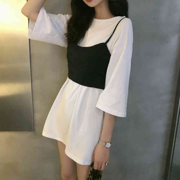 women's t-shirt a broad-white female set, simple, long, sexy, lasso, solid color, korean fashion, casual, ulzzang 8w4o
women's t-shirt a broad-white female set, simple, long, sexy, lasso, solid color, korean fashion, casual, ulzzang 8w4o