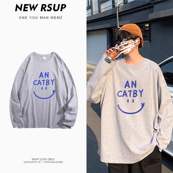 autumn and winter ins fashion brand printed long sleeve men's t-shirt round neck pullover couple loose and versatile bottom t-shirt fas, White
autumn and winter ins fashion brand printed long sleeve men's t-shirt round neck pullover couple loose and versatile bottom t-shirt fas, White