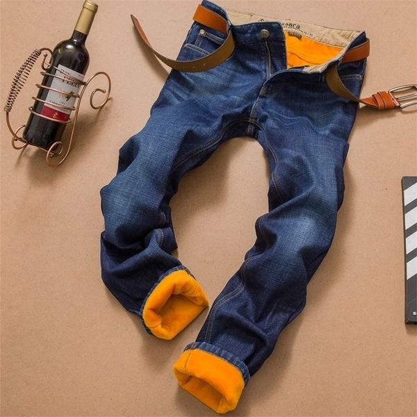 men's fitted winter jeans new brand clothing plus velvet thick, comfortable and warm youth fashion denim jeans classic waistband 201118, Blue
men's fitted winter jeans new brand clothing plus velvet thick, comfortable and warm youth fashion denim jeans classic waistband 201118, Blue