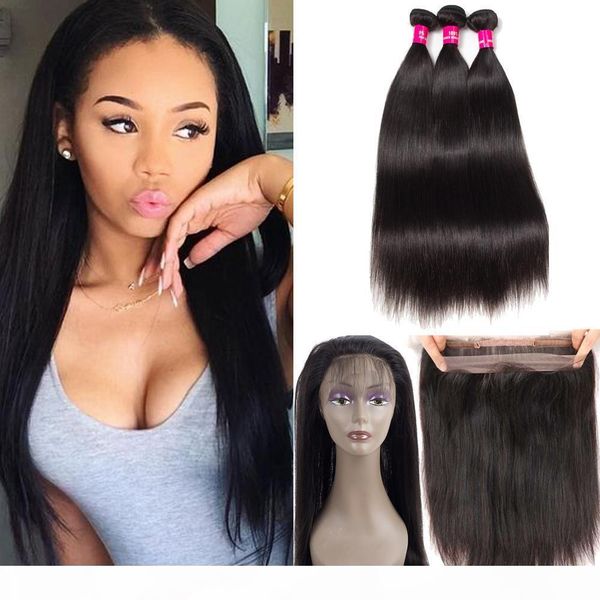 brazilian straight & body wave human hair 3 bundles with 360 full lace closure 100% unprocessed peruvian brazilian human hair with closure, Black;brown
brazilian straight & body wave human hair 3 bundles with 360 full lace closure 100% unprocessed peruvian brazilian human hair with closure, Black;brown