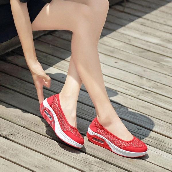 breathable lace embroider women rocker shoes comfortable red platform ladies shoes slip-on air sole casual women size 42 #3f2h, Black
breathable lace embroider women rocker shoes comfortable red platform ladies shoes slip-on air sole casual women size 42 #3f2h, Black