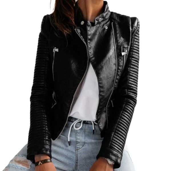 faux leather pu jacket leisure bodyish motorcycle jacket women spring autumn black fashion outerwear gothic punk leather coats
faux leather pu jacket leisure bodyish motorcycle jacket women spring autumn black fashion outerwear gothic punk leather coats