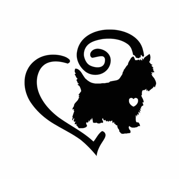 14cm*13.5cm west highland love heart dog vinyl car sticker black/silver c2-3316
14cm*13.5cm west highland love heart dog vinyl car sticker black/silver c2-3316