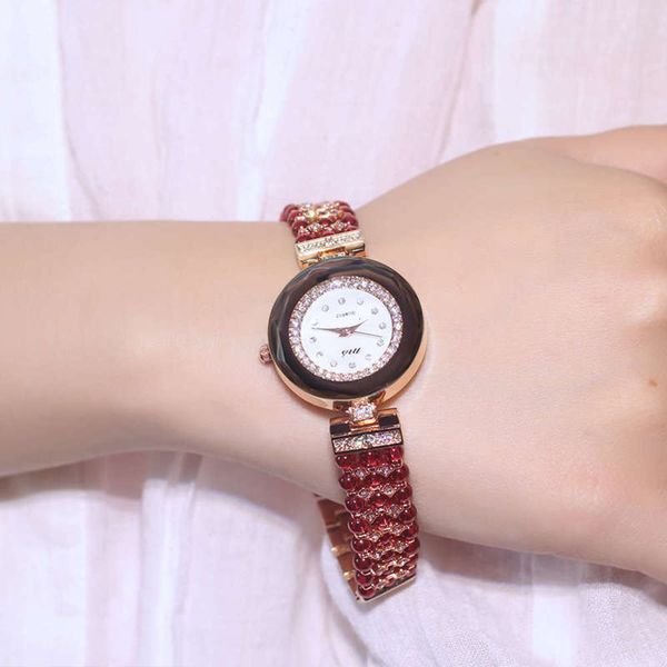 women's watch korean garnet bracelet fashion waterproof accessories electronic movement watch, Slivery;brown
women's watch korean garnet bracelet fashion waterproof accessories electronic movement watch, Slivery;brown