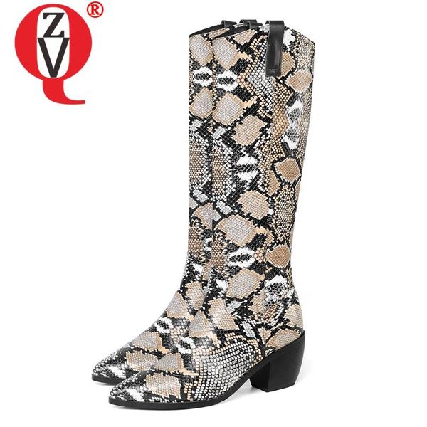 zvq snake pattern women's shoes 7cm high heels knee high boots autumn winter fashion party woman long boots drop shipping, Black
zvq snake pattern women's shoes 7cm high heels knee high boots autumn winter fashion party woman long boots drop shipping, Black