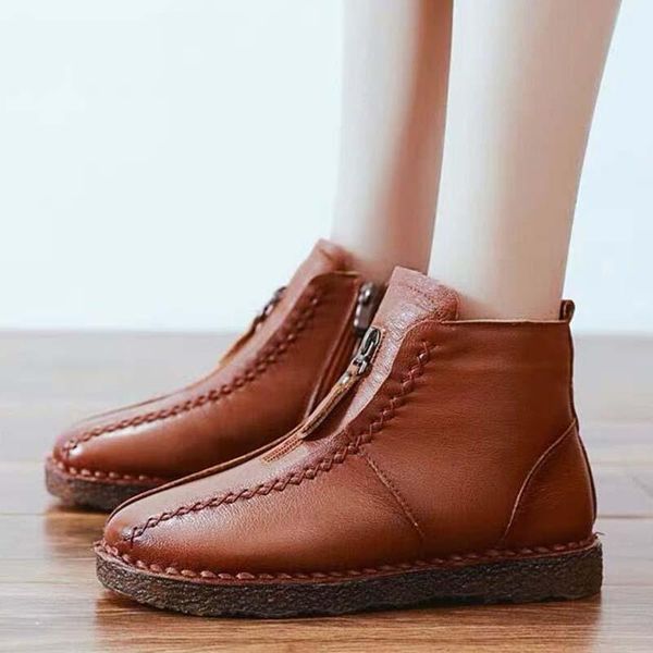women winter snow boots ladies pu plush warm cotton botas woman shoes zip sewing female flat casual comfortable boots yui8, Black
women winter snow boots ladies pu plush warm cotton botas woman shoes zip sewing female flat casual comfortable boots yui8, Black
