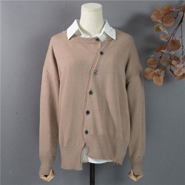 make the spot new age season han edition irregular oblique buckle languid is lazy wind sweater knitted cardigan1, White
make the spot new age season han edition irregular oblique buckle languid is lazy wind sweater knitted cardigan1, White