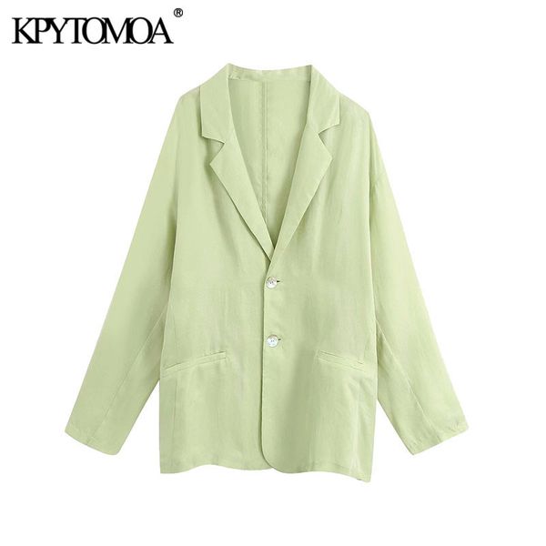kpytomoa women fashion oversized single breasted blazer coat vintage long sleeve pockets loose female outerwear chic 201201, White;black
kpytomoa women fashion oversized single breasted blazer coat vintage long sleeve pockets loose female outerwear chic 201201, White;black