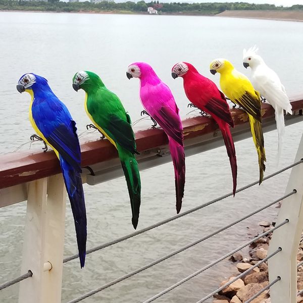 35cm simulation parrot creative handmade foam feather macaw lawn figurine ornament fake animal bird garden prop decoration
35cm simulation parrot creative handmade foam feather macaw lawn figurine ornament fake animal bird garden prop decoration
