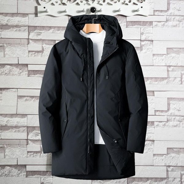 men duck down coats thick warm winter jacket hooded thicken long down parka coat male casual slim overcoat pockets plus size5xl, Black
men duck down coats thick warm winter jacket hooded thicken long down parka coat male casual slim overcoat pockets plus size5xl, Black