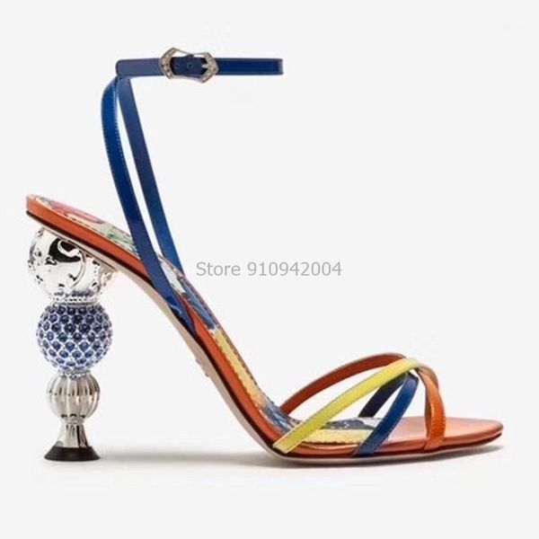 sandals chic strange heel studded ball rhinestone sandal women shoes open toe patent strap gladiat sandales luxury jewel high pumps1, Black
sandals chic strange heel studded ball rhinestone sandal women shoes open toe patent strap gladiat sandales luxury jewel high pumps1, Black