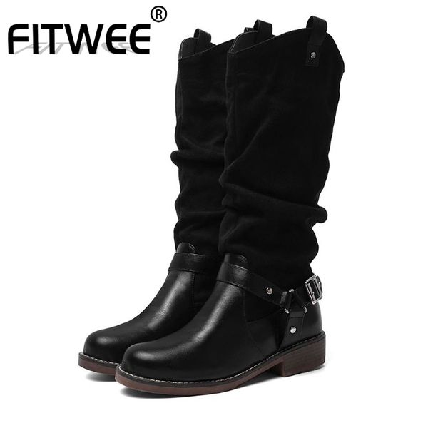 fitwee size 34-48 women fashion winter rivets mid calf boots office ladies work club outdoor black shoes woman footwear
fitwee size 34-48 women fashion winter rivets mid calf boots office ladies work club outdoor black shoes woman footwear
