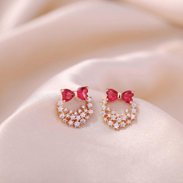 stud korean trendy girls sweet crystal red heart wedding bridal earrings for women friend jewelry gift 2021, Golden;silver
stud korean trendy girls sweet crystal red heart wedding bridal earrings for women friend jewelry gift 2021, Golden;silver
