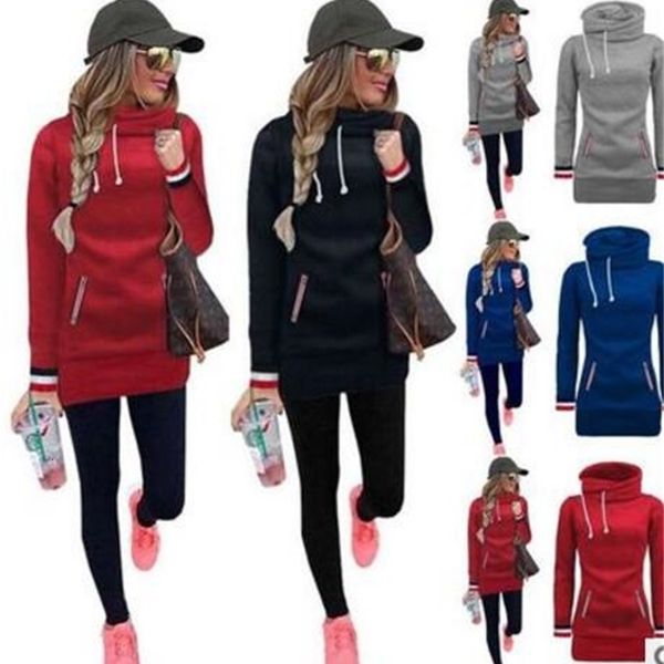 new women casual sweatshirt coat cotton casual long hoodies sweatshirt dress pockets outerwear plus velvet hooded sweater, Black
new women casual sweatshirt coat cotton casual long hoodies sweatshirt dress pockets outerwear plus velvet hooded sweater, Black