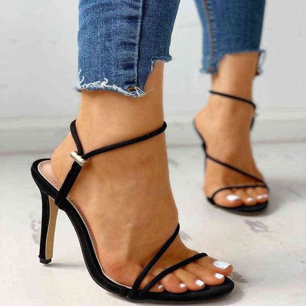 2022 summer shoes women black sandals high heels new candy color design one line belt thin heel y220106
2022 summer shoes women black sandals high heels new candy color design one line belt thin heel y220106