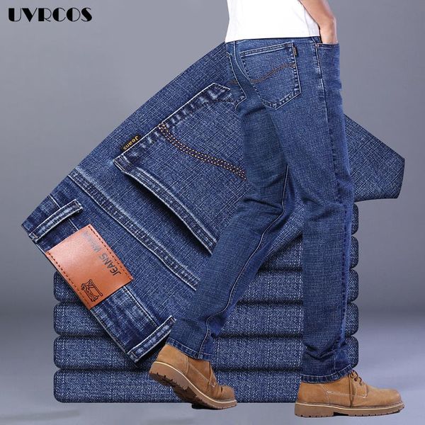 men's jeans business classic spring fall skinny straight stretch brand workwear slim pants 2021, Blue
men's jeans business classic spring fall skinny straight stretch brand workwear slim pants 2021, Blue